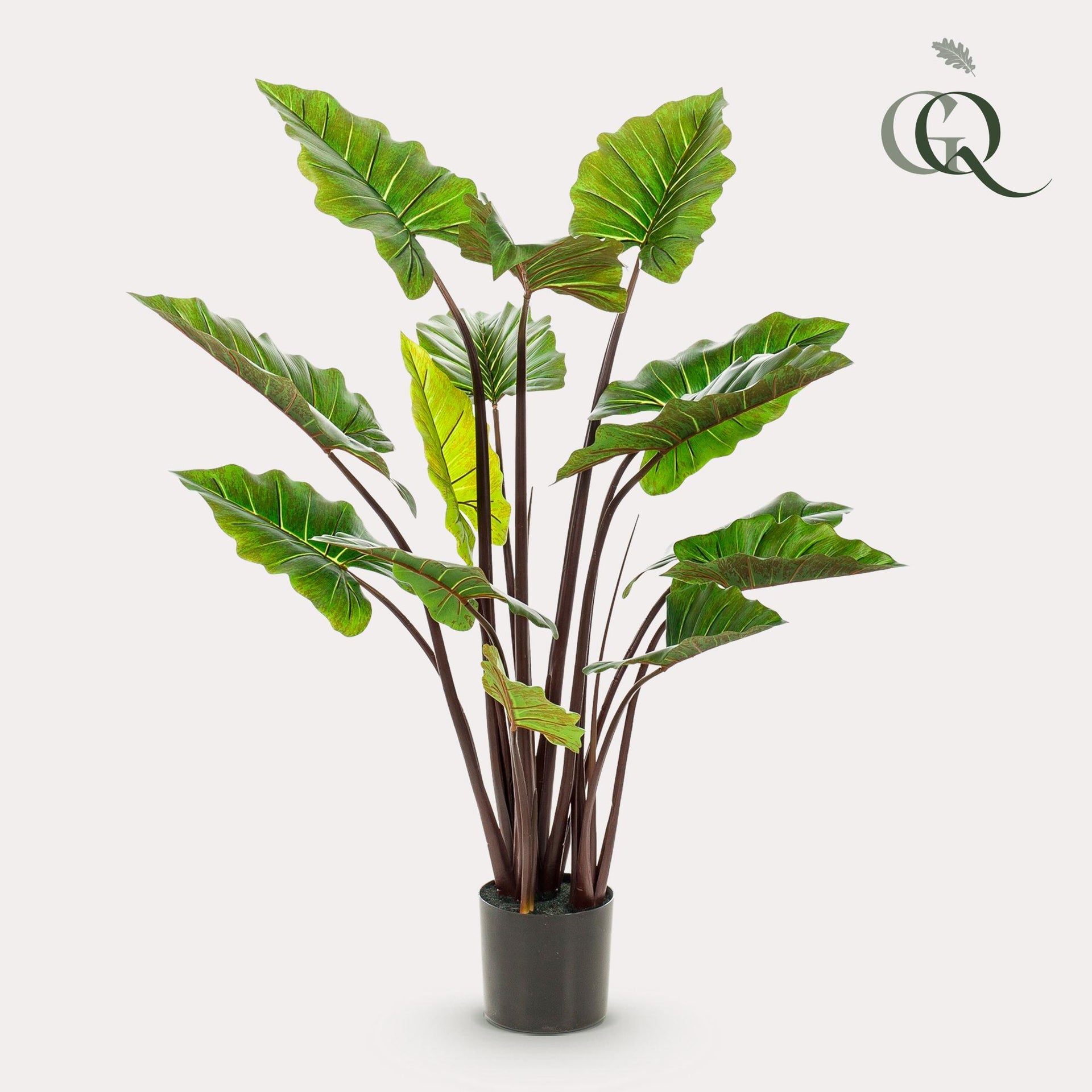 Kunstpflanze – Colocasia Pink China – Elefantenohr – 130 cm