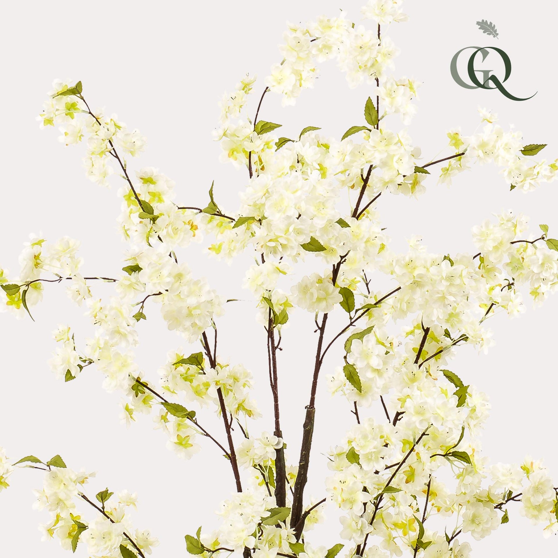 Kunstpflanze Kirschblüte (Prunus) Weiß