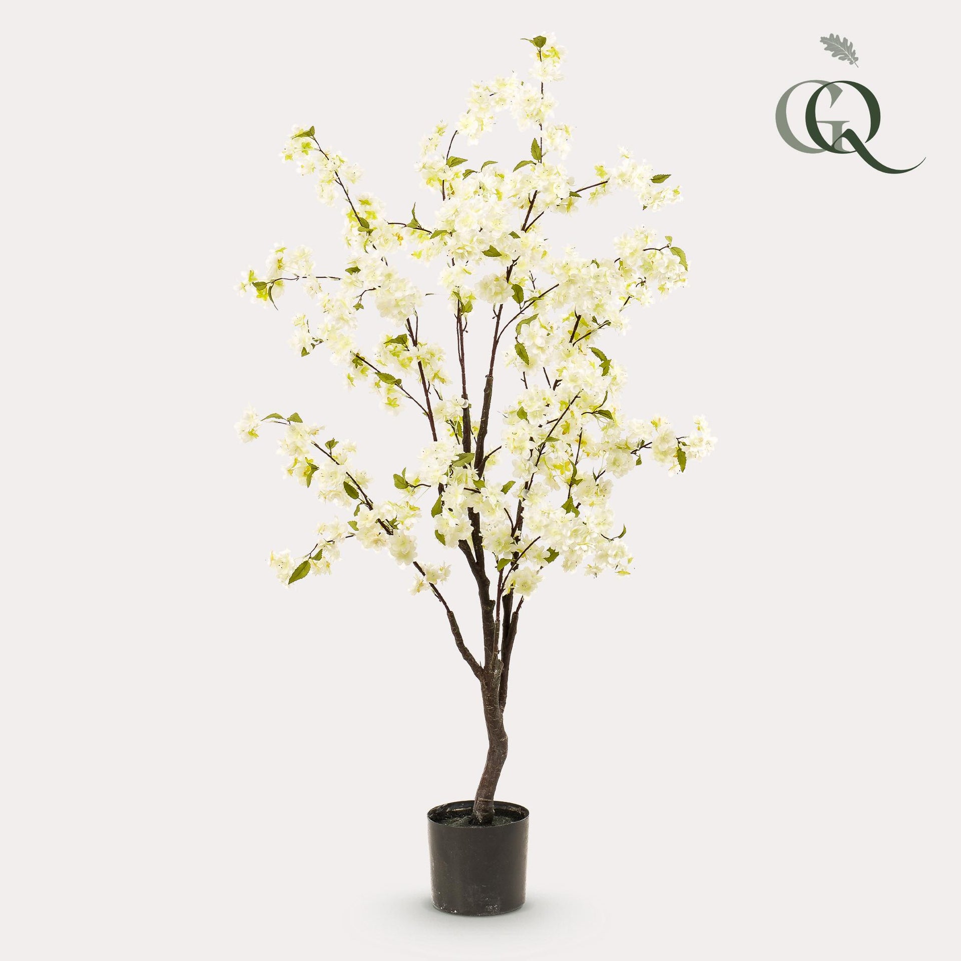 Kunstpflanze Kirschblüte (Prunus) Weiß – 135 cm