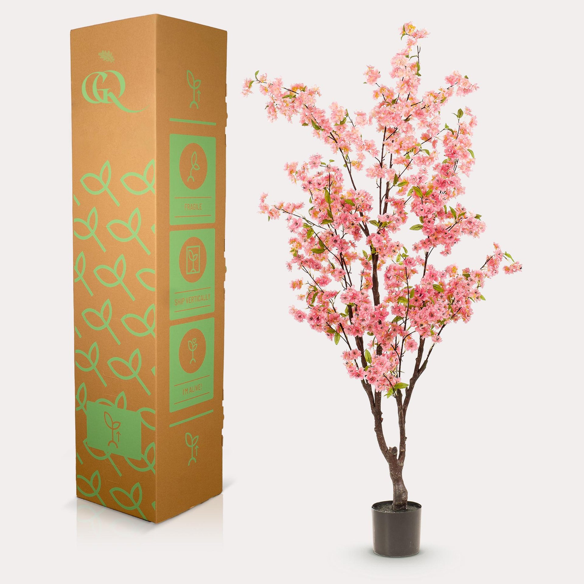 Kunstpflanze Kirschblüte (Prunus) Rosa