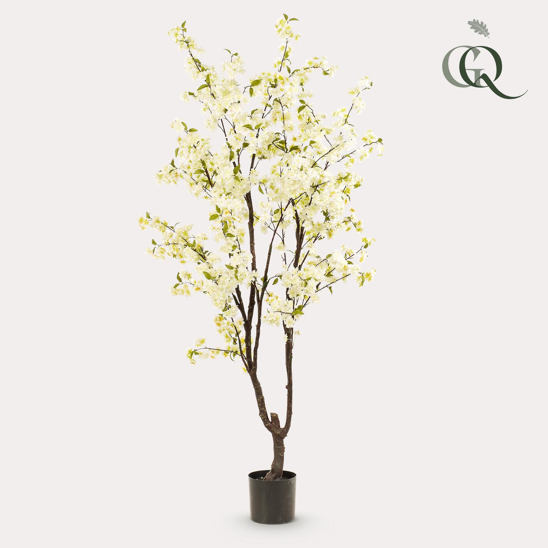Kunstpflanze Kirschblüte (Prunus) Weiß – 210 cm