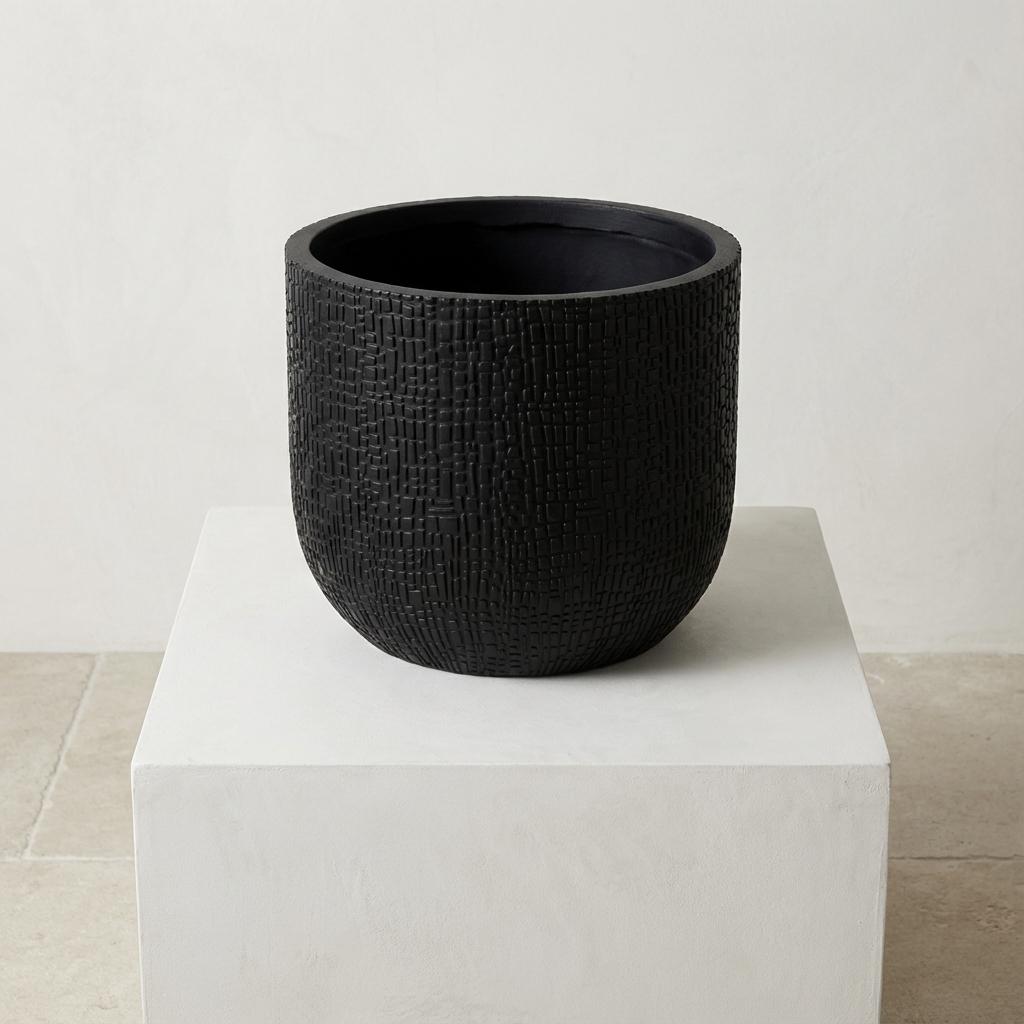 Capi Pot Bol Skin Antraciet - D17cm - H15cm