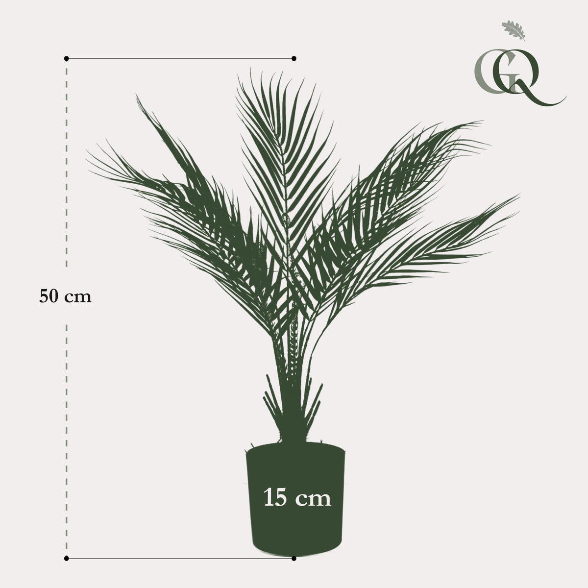 Kunstpflanze - Chamaedorea Elegans- Bergpalme