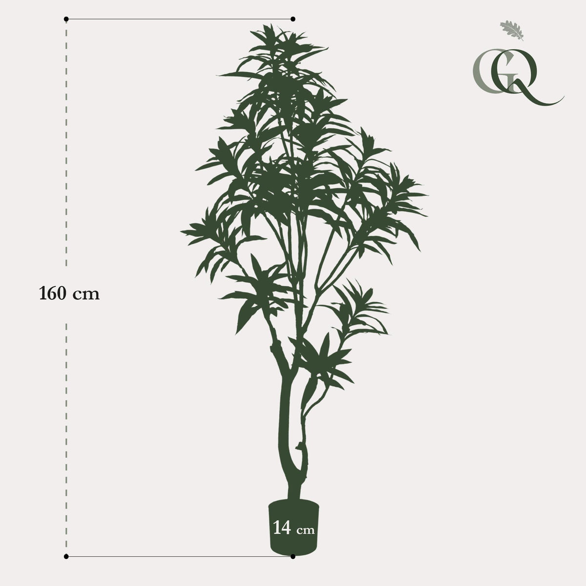 Kunstpflanze - Dracaena - Drachenbaum