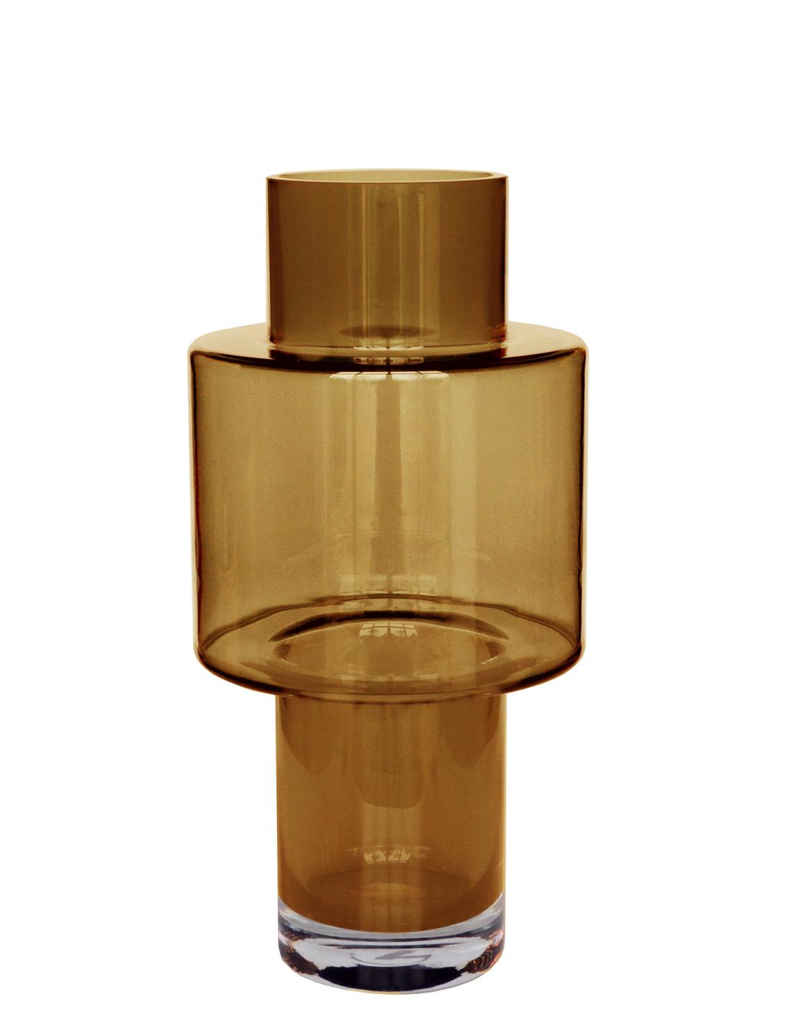 Glasvase Juba M – Cognac – 40 × 20 cm