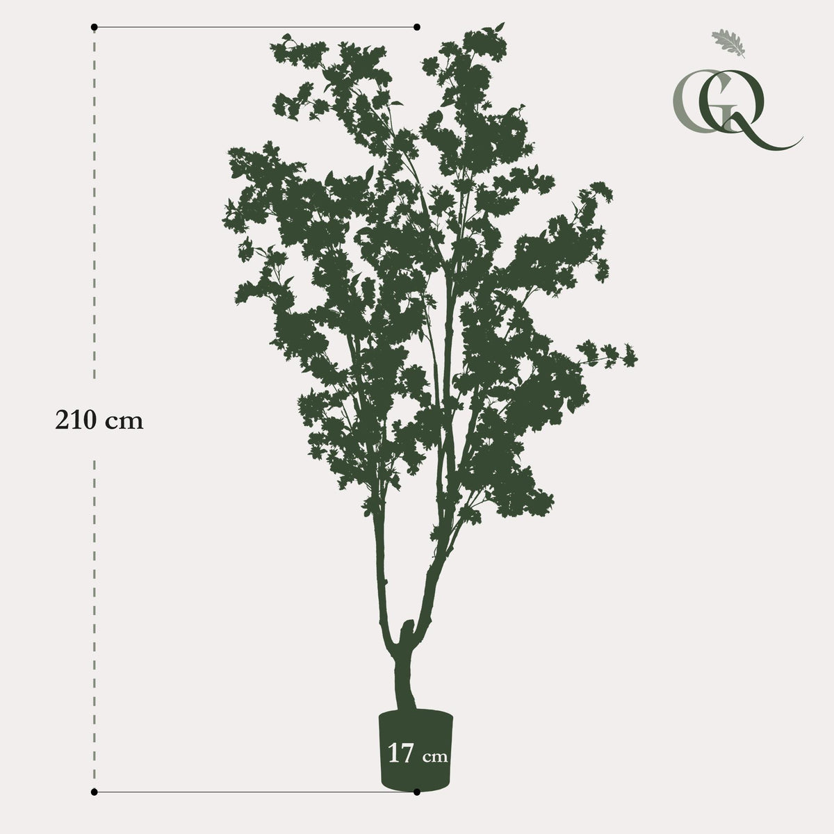 Kunstplant - Prunus - Kersenbloesem - Roze