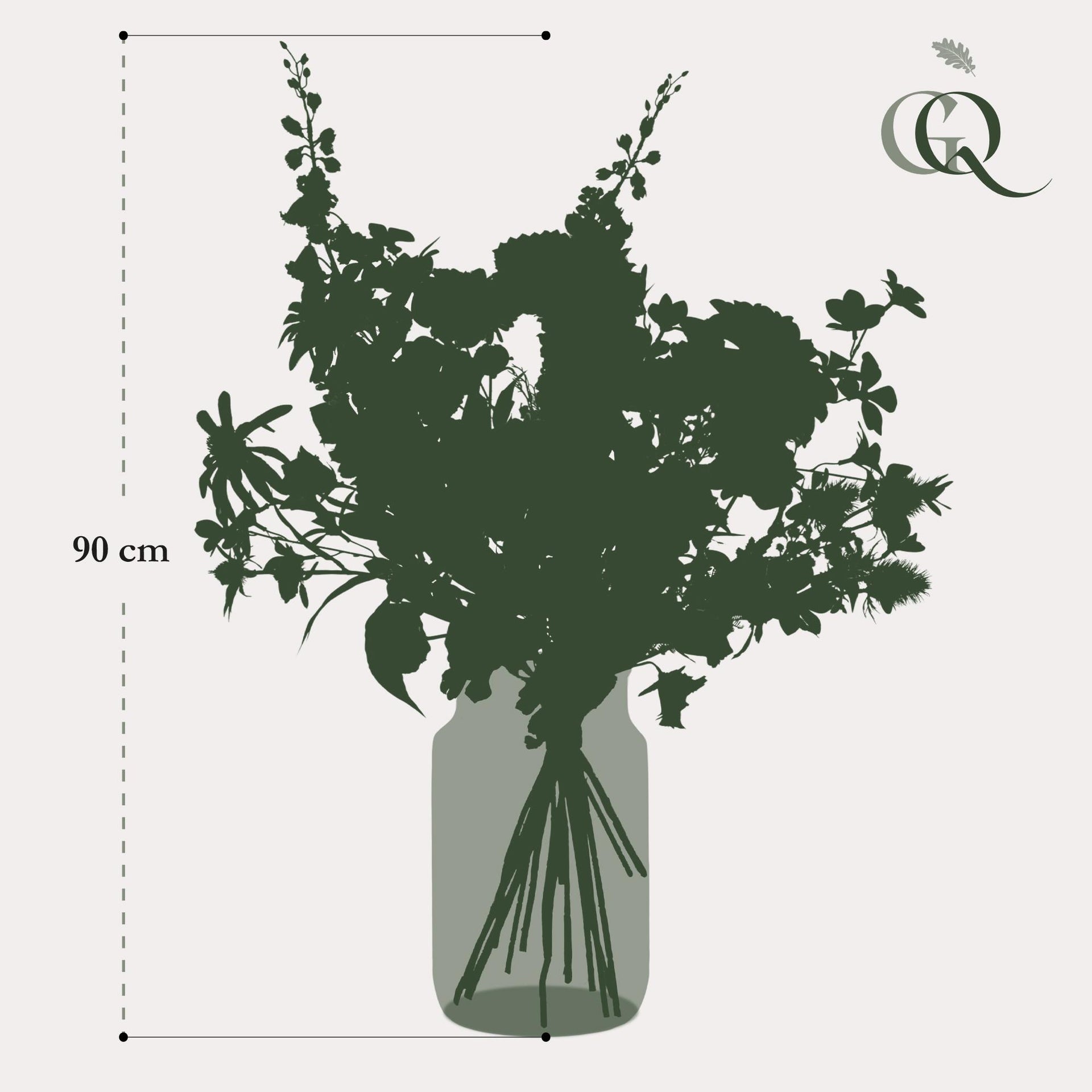 Kunstblumenstrauß Electric Elegance Deluxe XL – 90 cm