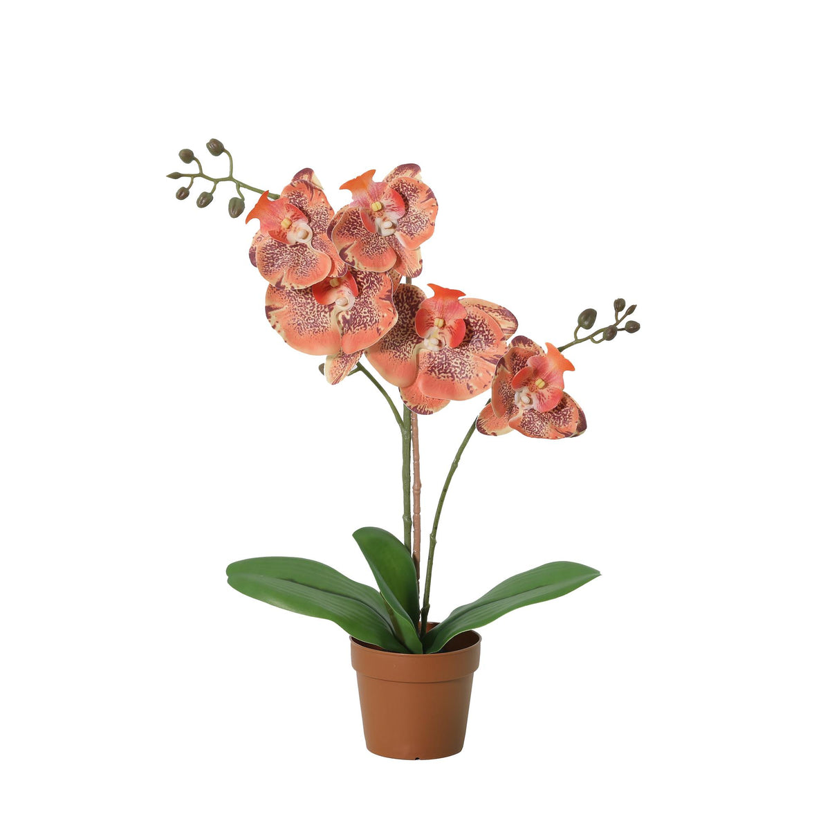 ARTIFICIAL Phalaenopsis orchid orange