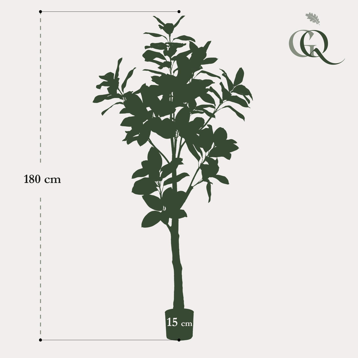 Kunstpflanze - Magnolia Grandiflora