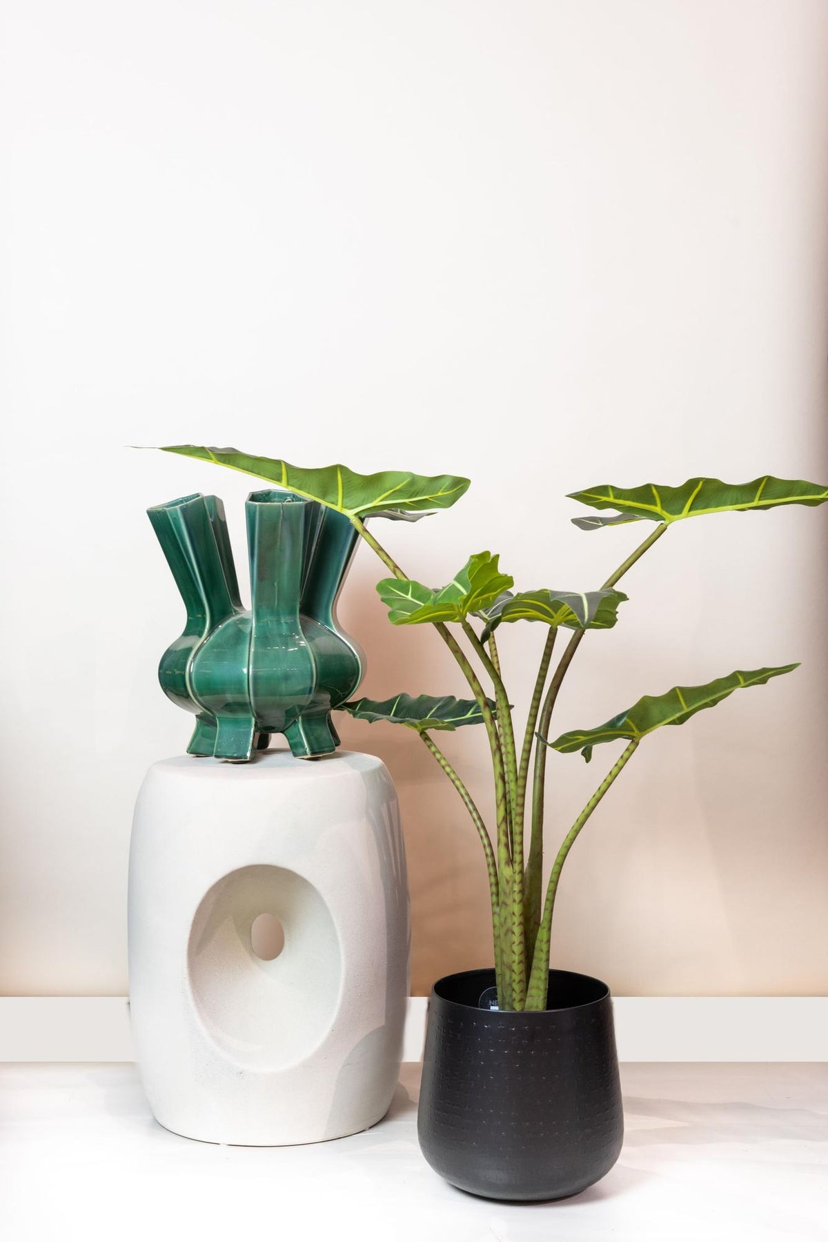 Kunstpflanze - Alocasia Frydek