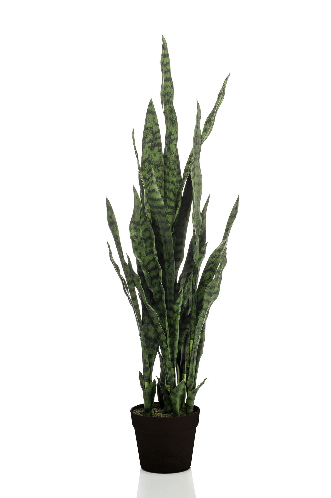 Kunstpflanze – Sansevieria Black Coral – Bogenhanf – 97 cm