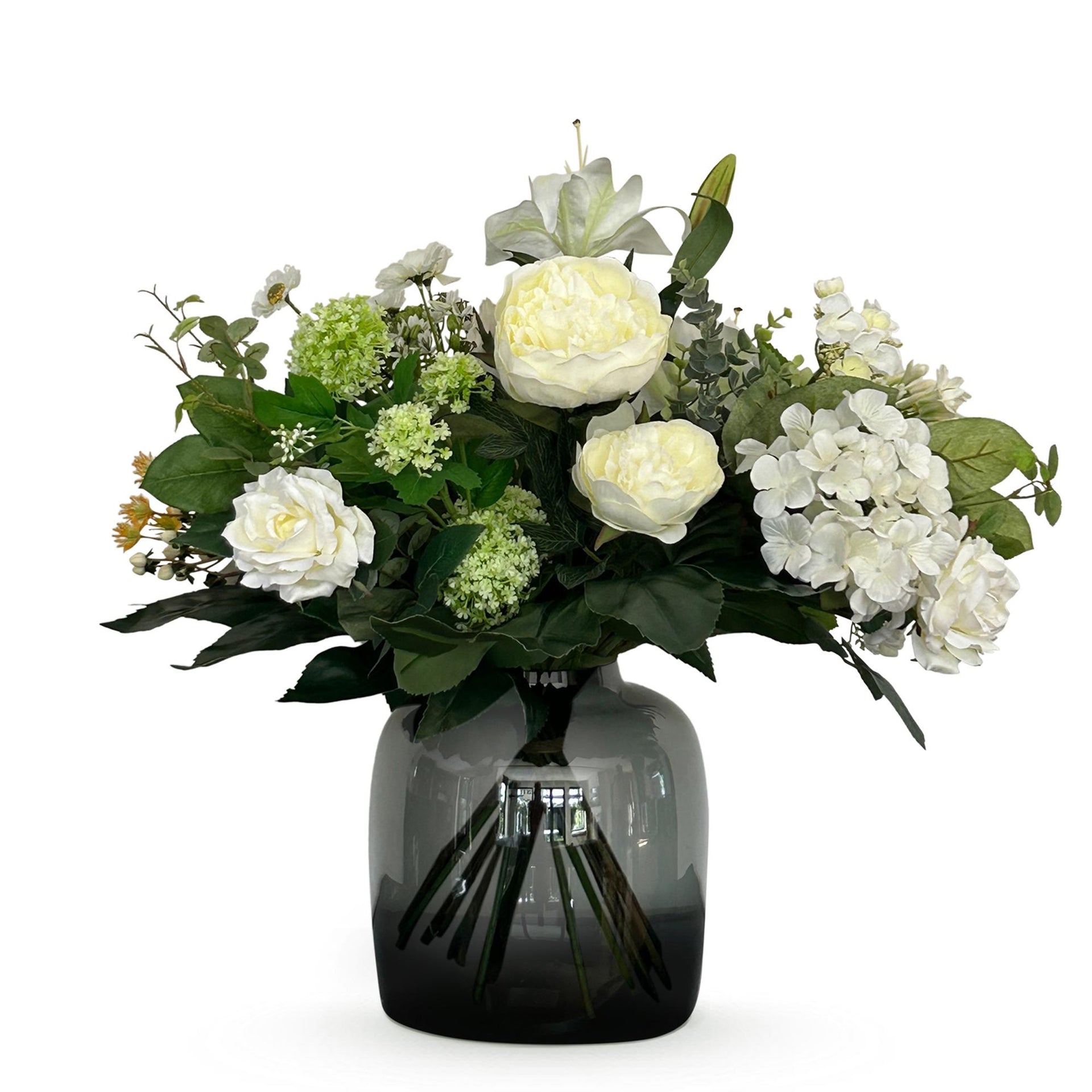 Kunstblumenstrauß M – White Dream – 60 cm