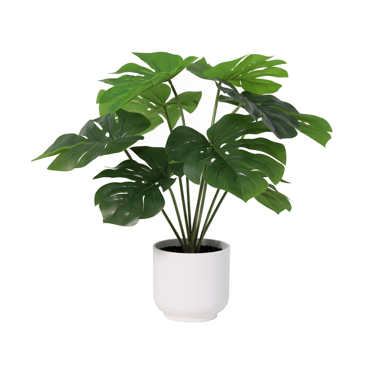ARTIFICIAL Monstera Deliciosa including white pot