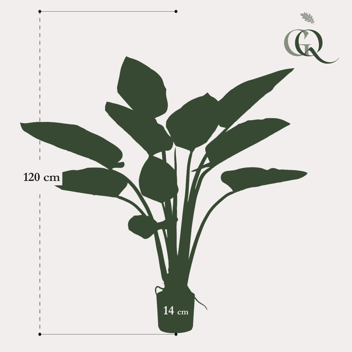 Kunstpflanze - Philodendron
