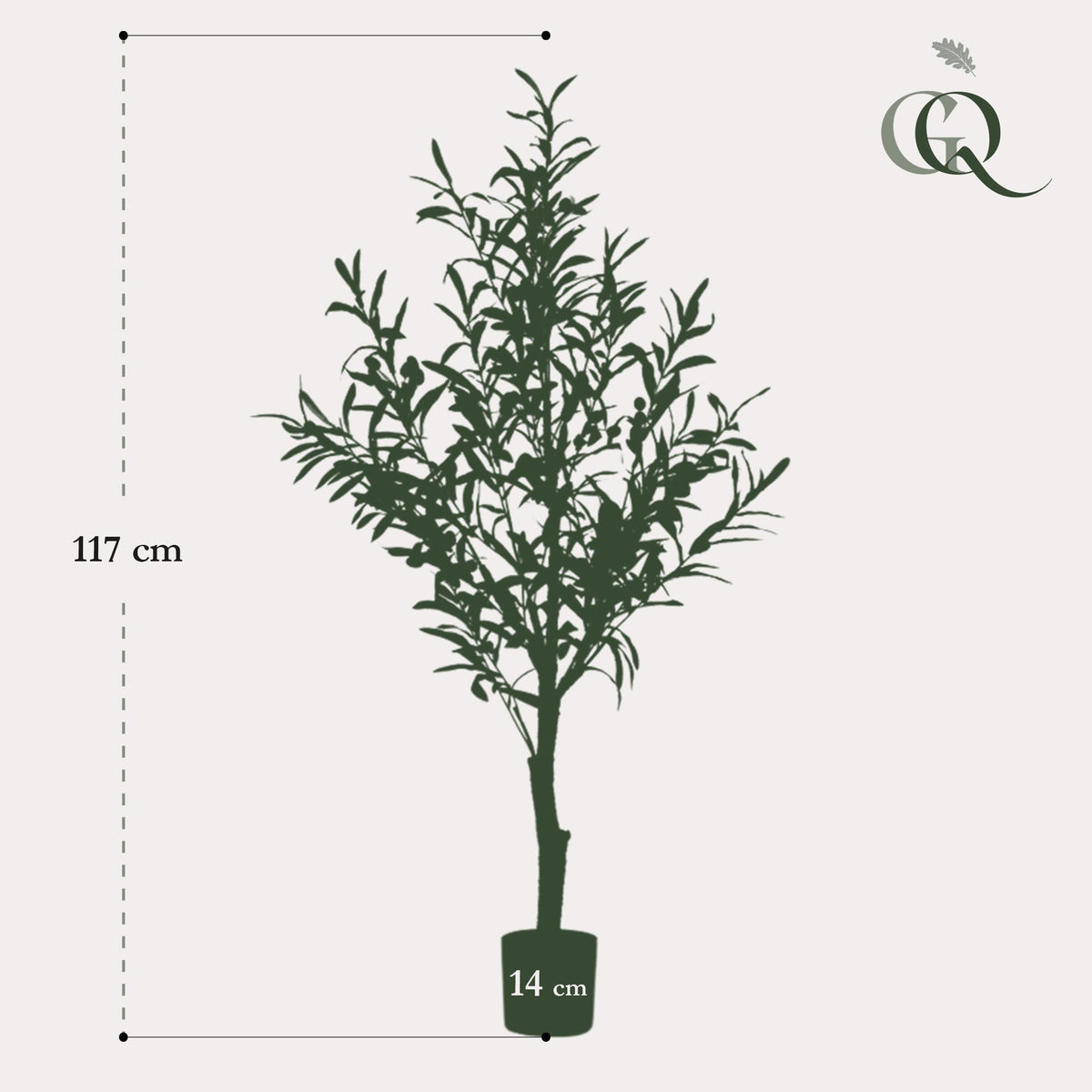 Kunstpflanze - Olea europaea - Olivenbaum