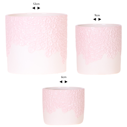 Kolibri Company | Kombi‑Deal | Bloom Rosa Übertopf‑Set