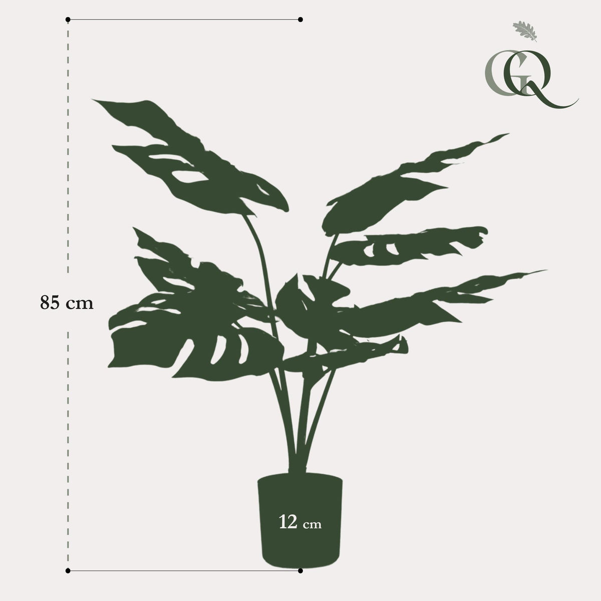 Kunstpflanze - Monstera Deliciosa - Löcherpflanze