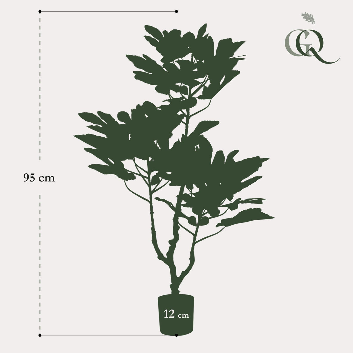 Kunstpflanze - Ficus carica - Feigenbaum