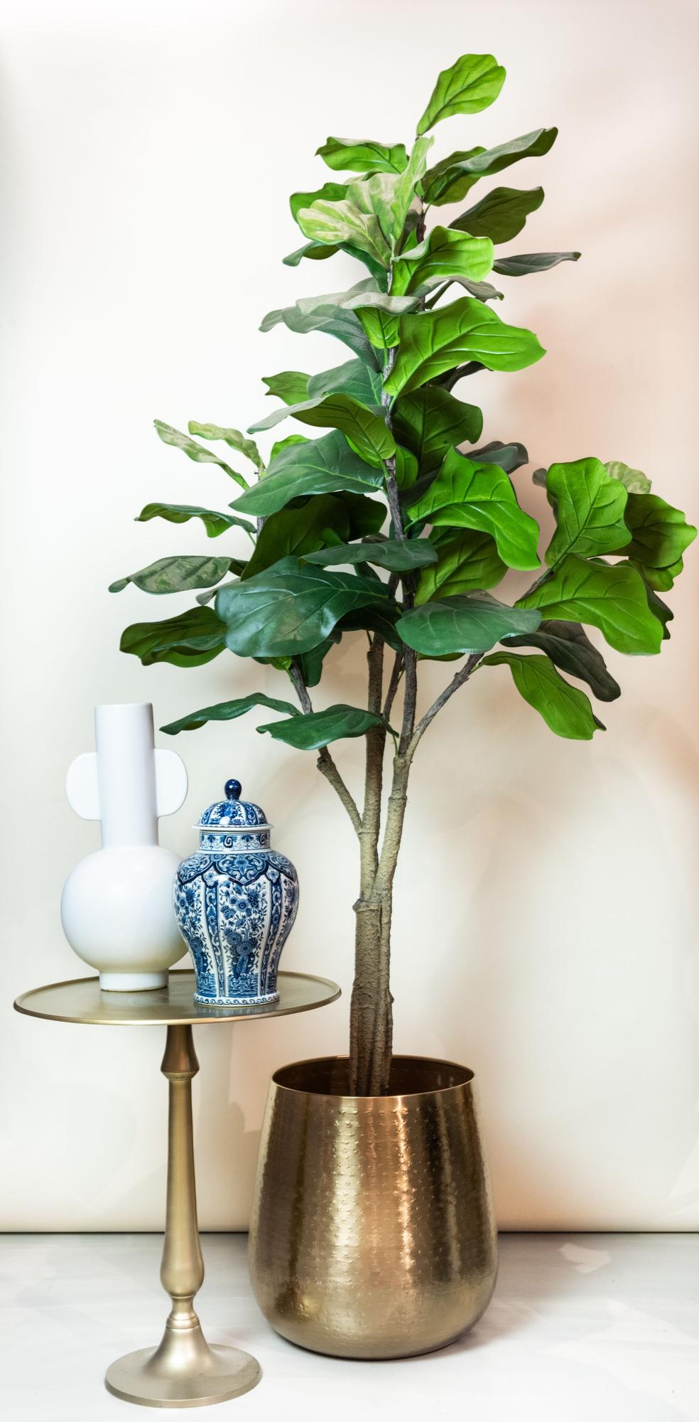 Kunstpflanze - Ficus Lyrata - Tabakspflanze