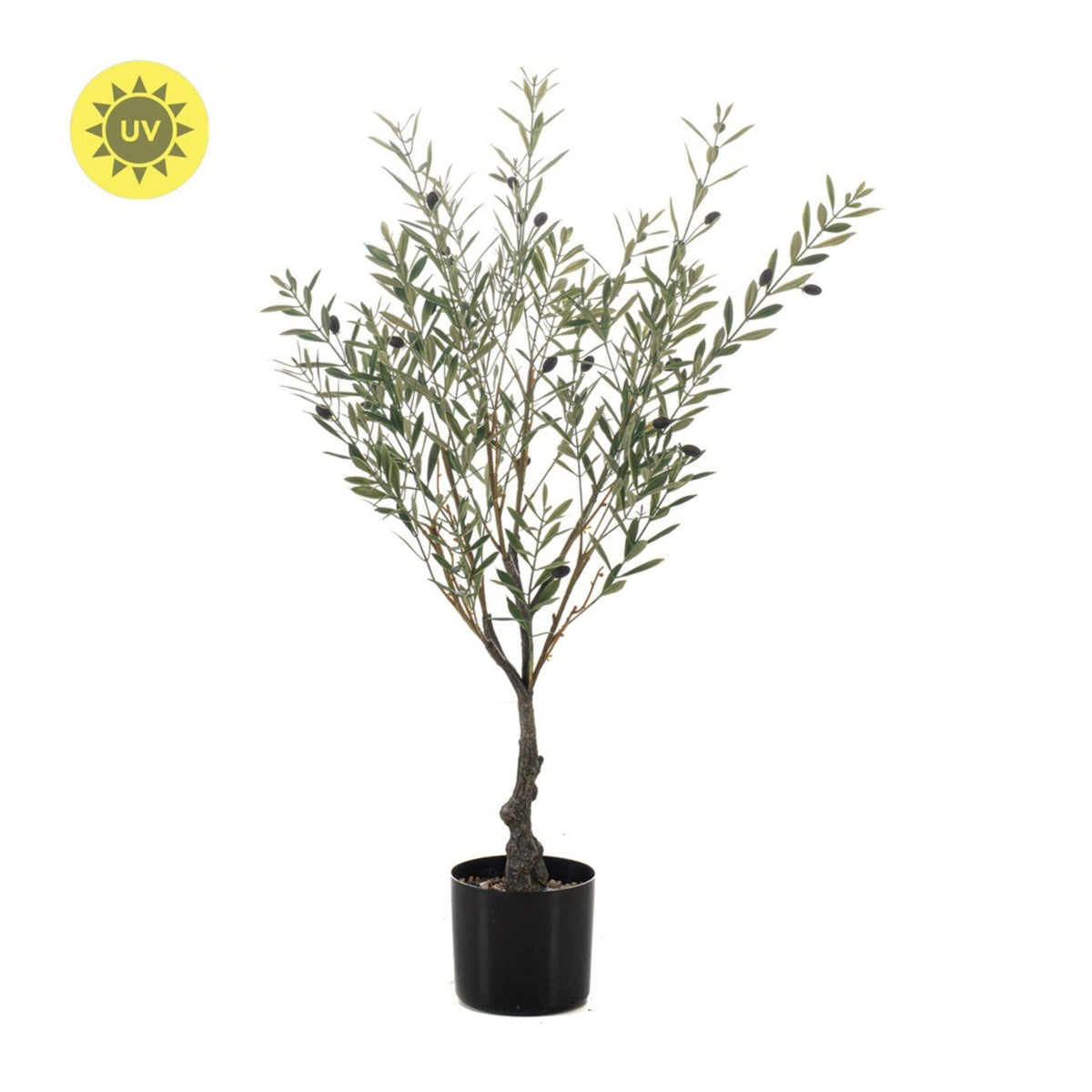 Artificial Olive tree im Topf - Kunstpflanze - UV
