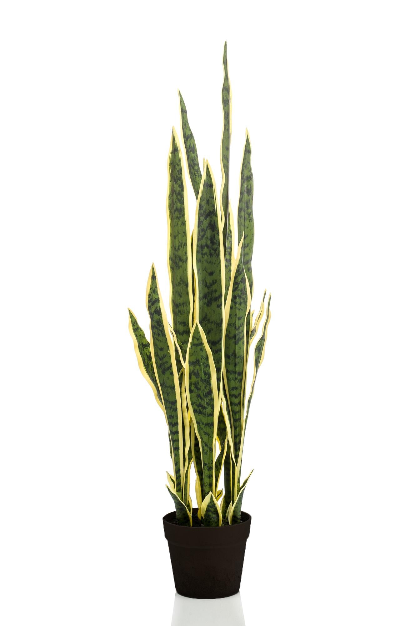 Kunstpflanze – Sansevieria Trifasciata – Bogenhanf – 97 cm