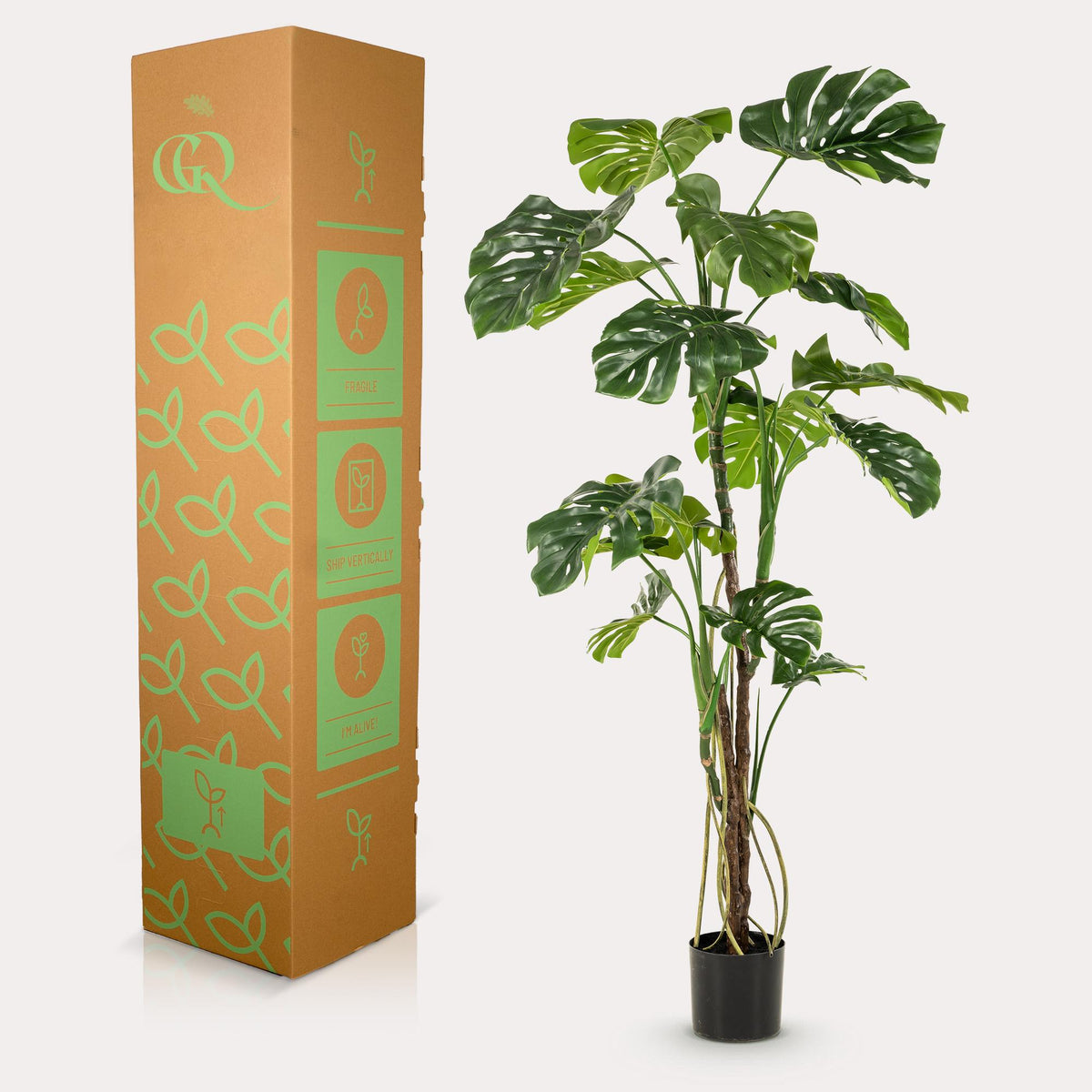 kunstplant - Monstera  - Gatenplant