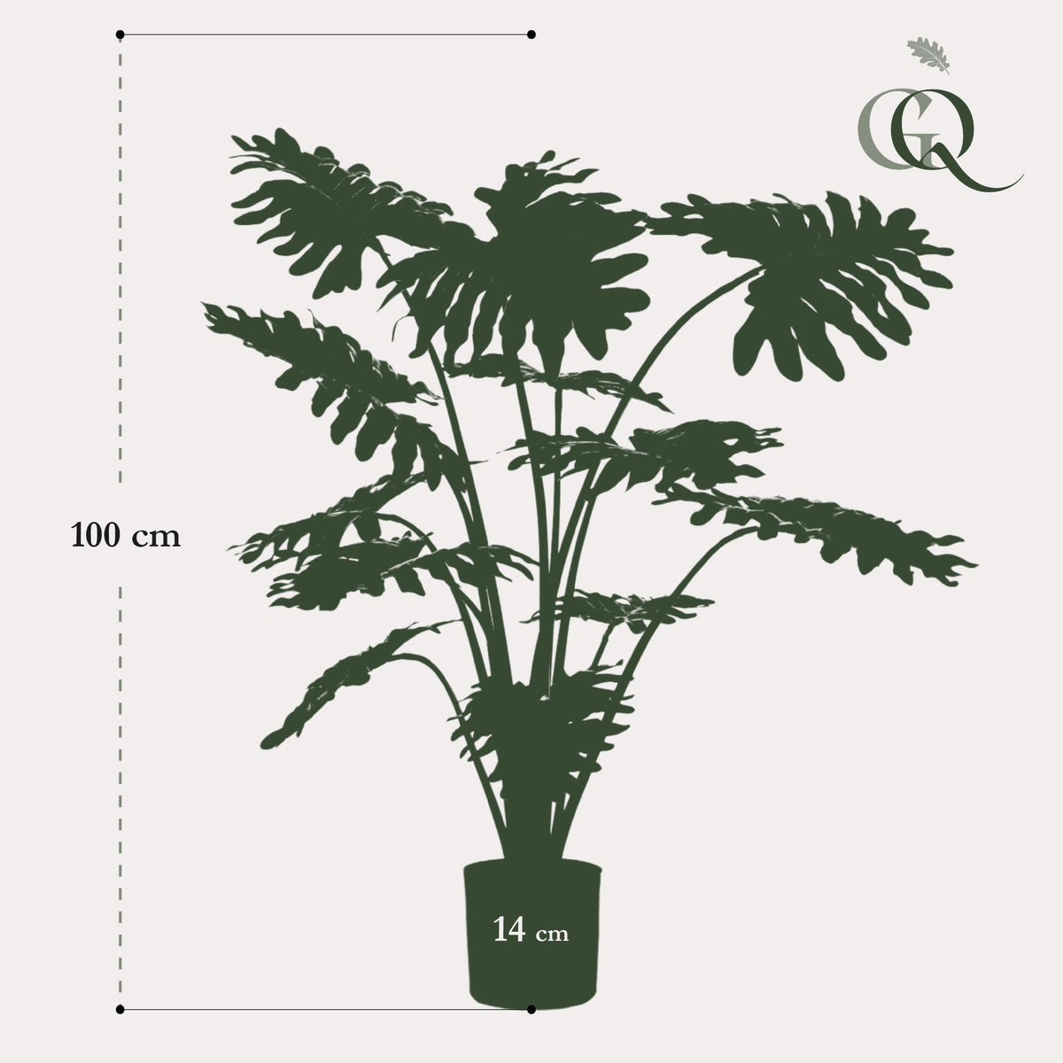 Kunstpflanze - Philodendron