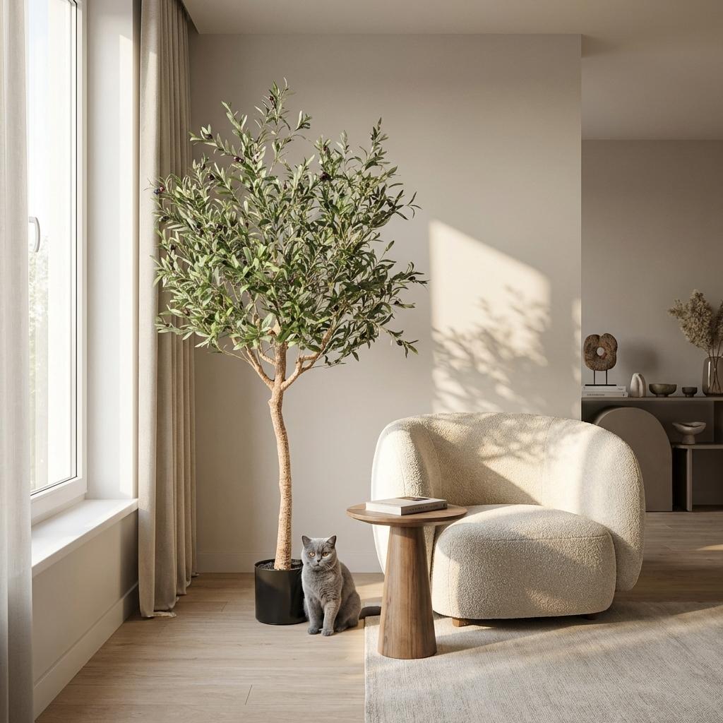 Kunstpflanze - Olea europaea - Olivenbaum