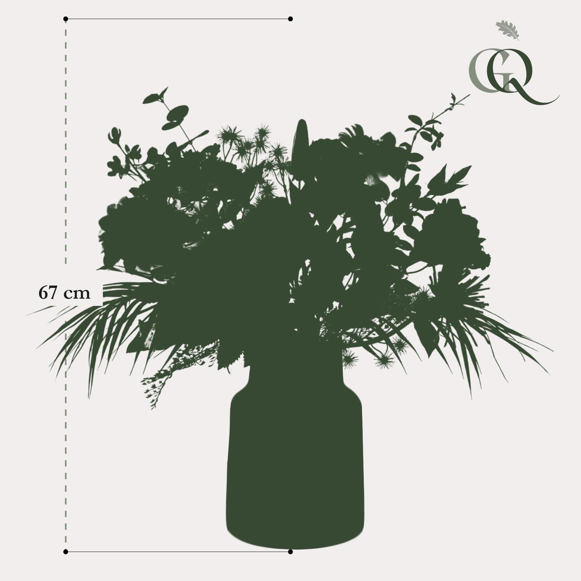 Kunstblumenstrauß M – Pretty Powerful – 67 cm