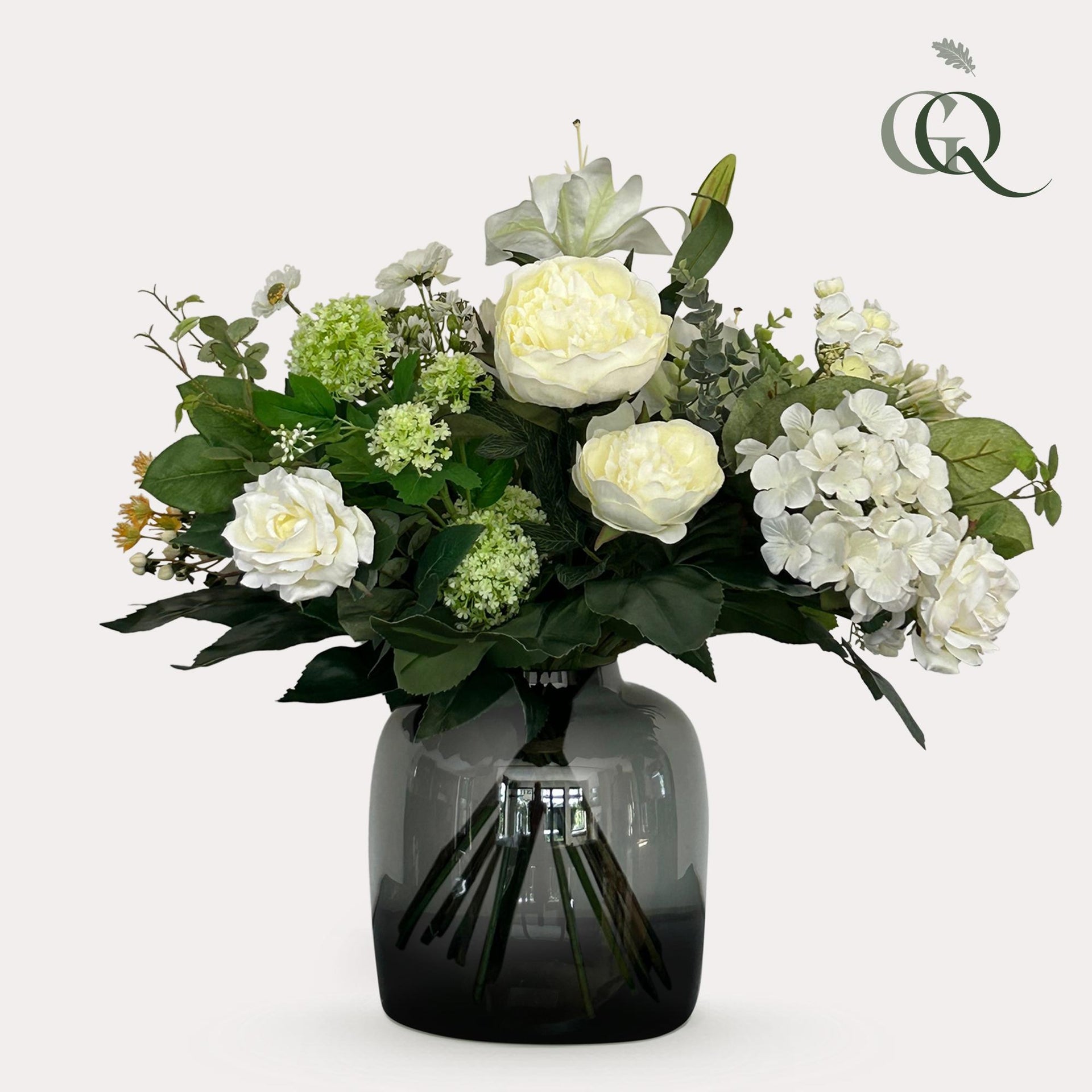 Kunstblumenstrauß M – White Dream – 60 cm