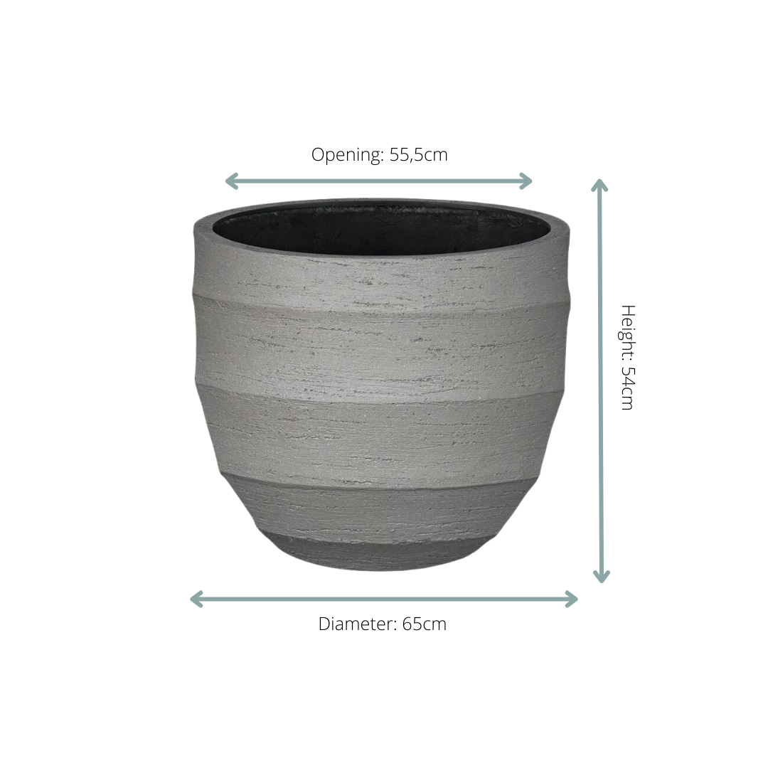 Pot Bordo New Egg Grey - D65 x H54