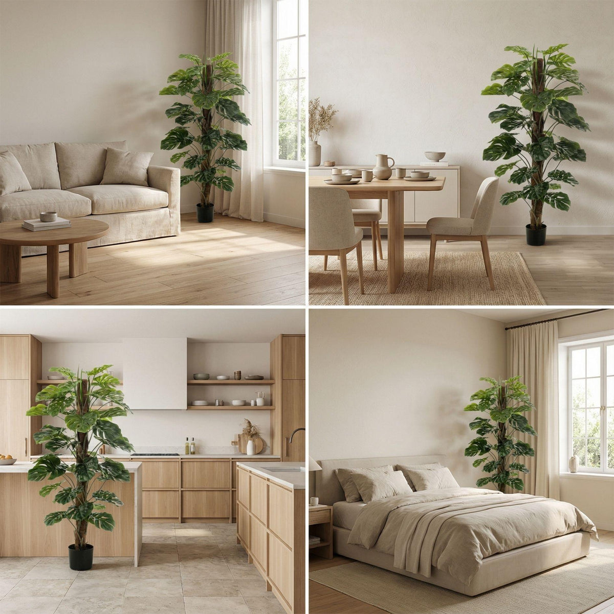 Monstera op stam 150 cm - Kunstplant - Artificial Plant