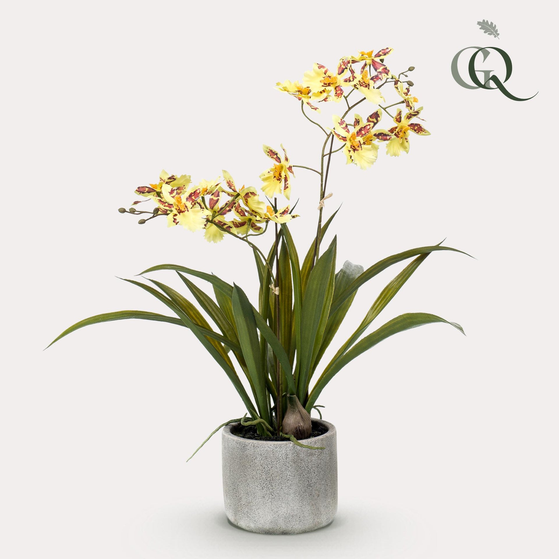 Kunstorchidee Gelb – 45 cm