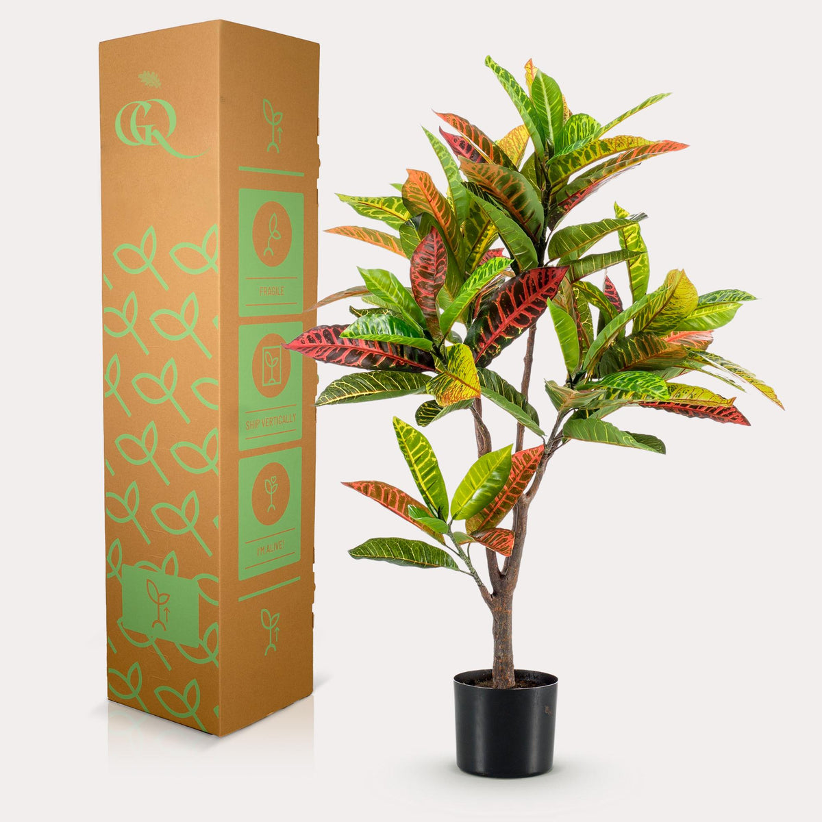 Kunstpflanze - Croton Codiaeum - Wunderstrauch