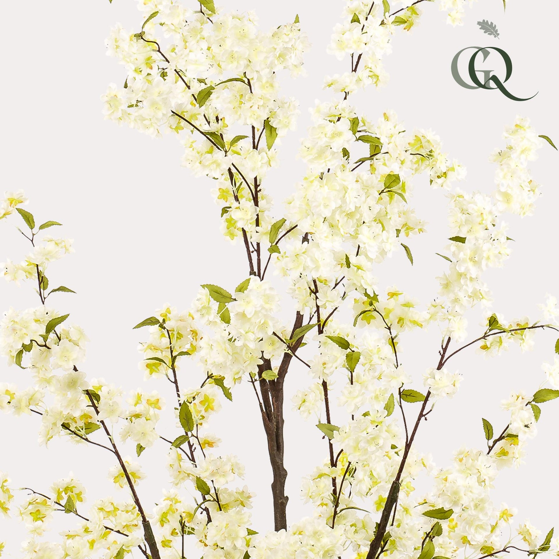 Kunstpflanze Kirschblüte (Prunus) Weiß