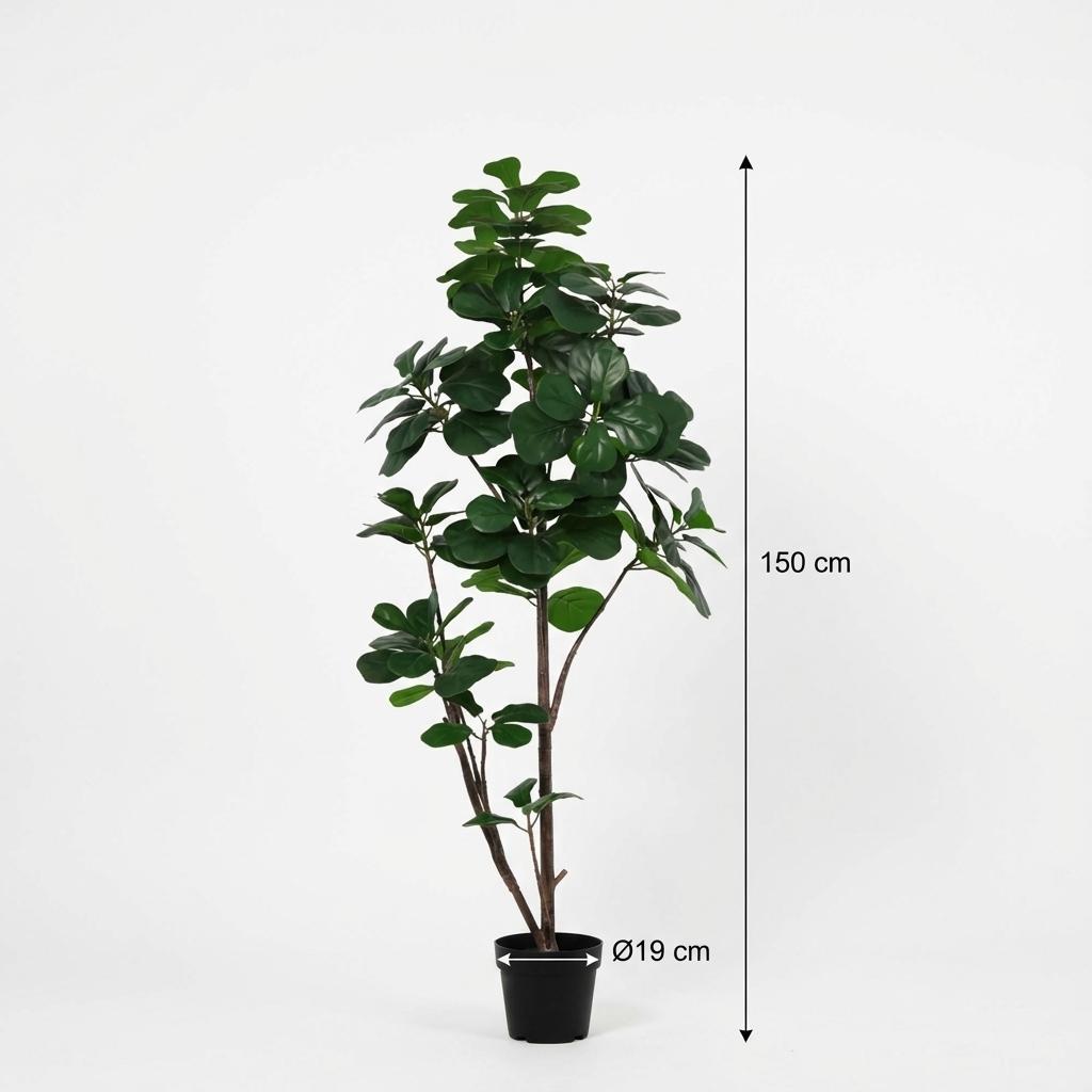 ARTIFICIAL Ficus lyrata branched