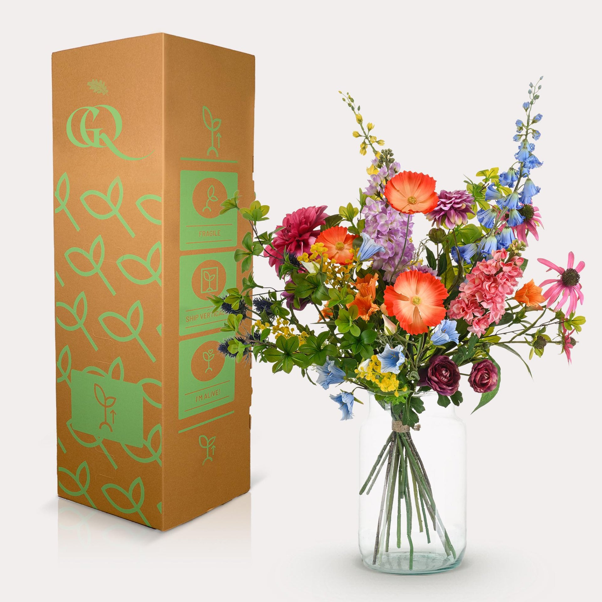 Kunstblumenstrauß Electric Elegance Deluxe XL – 90 cm