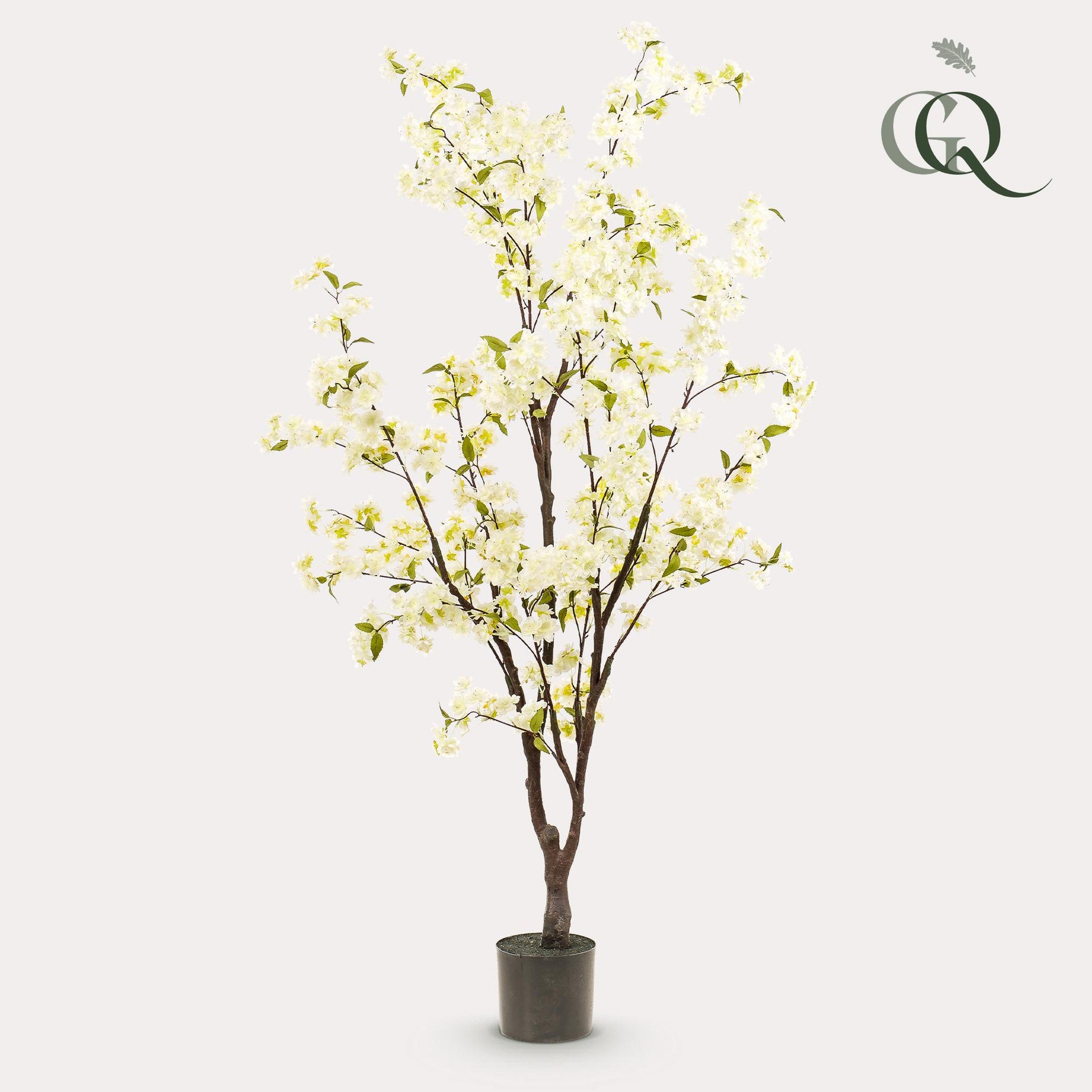 Kunstpflanze Kirschblüte (Prunus) Weiß – 175 cm
