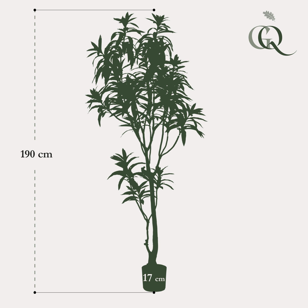 Kunstpflanze - Dracaena - Drachenbaum