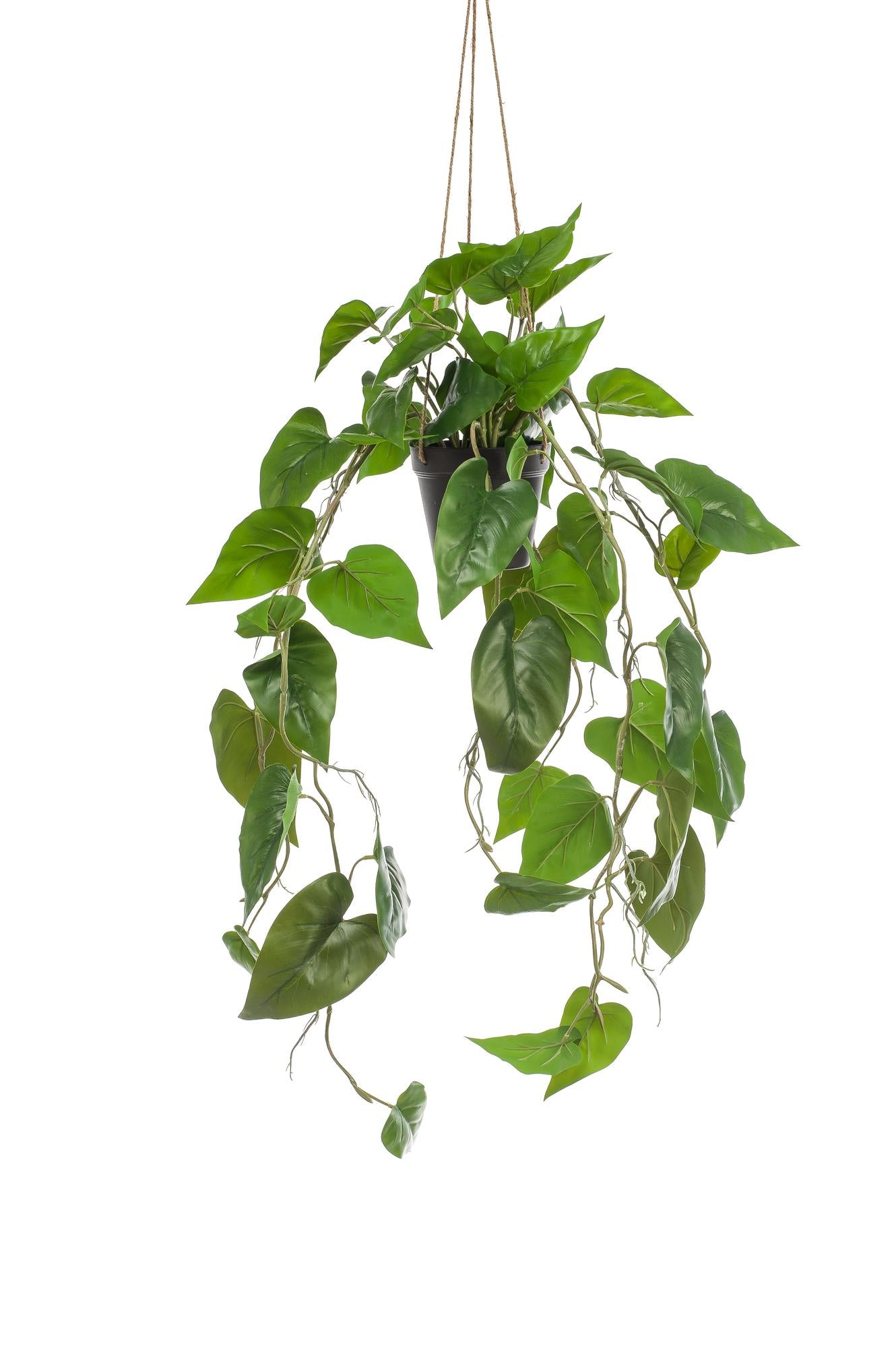 Kunstpflanze – Philodendron Hängepflanze – 80 cm