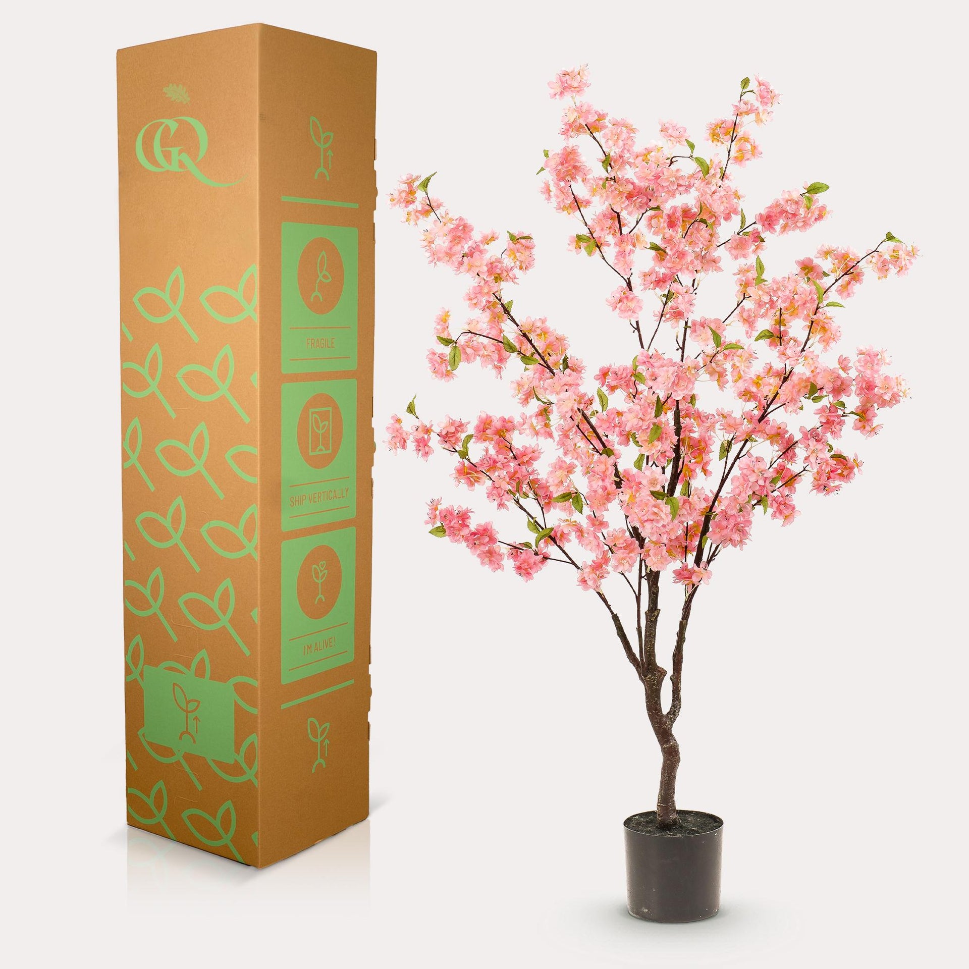 Kunstpflanze Kirschblüte (Prunus) Rosa