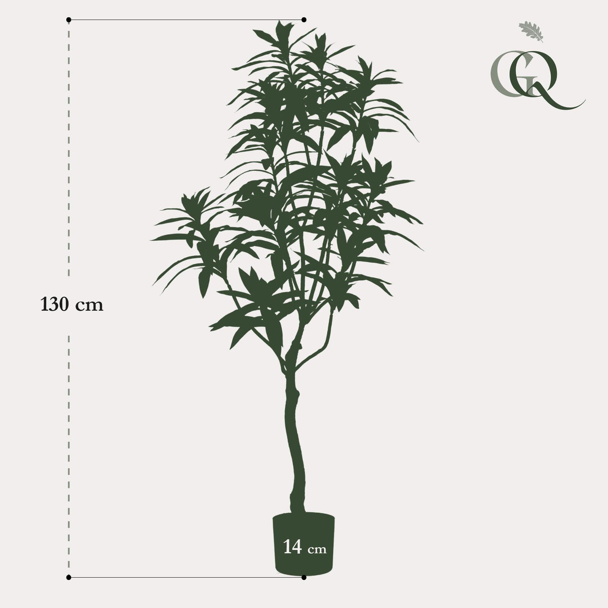 Kunstpflanze - Dracaena - Drachenbaum