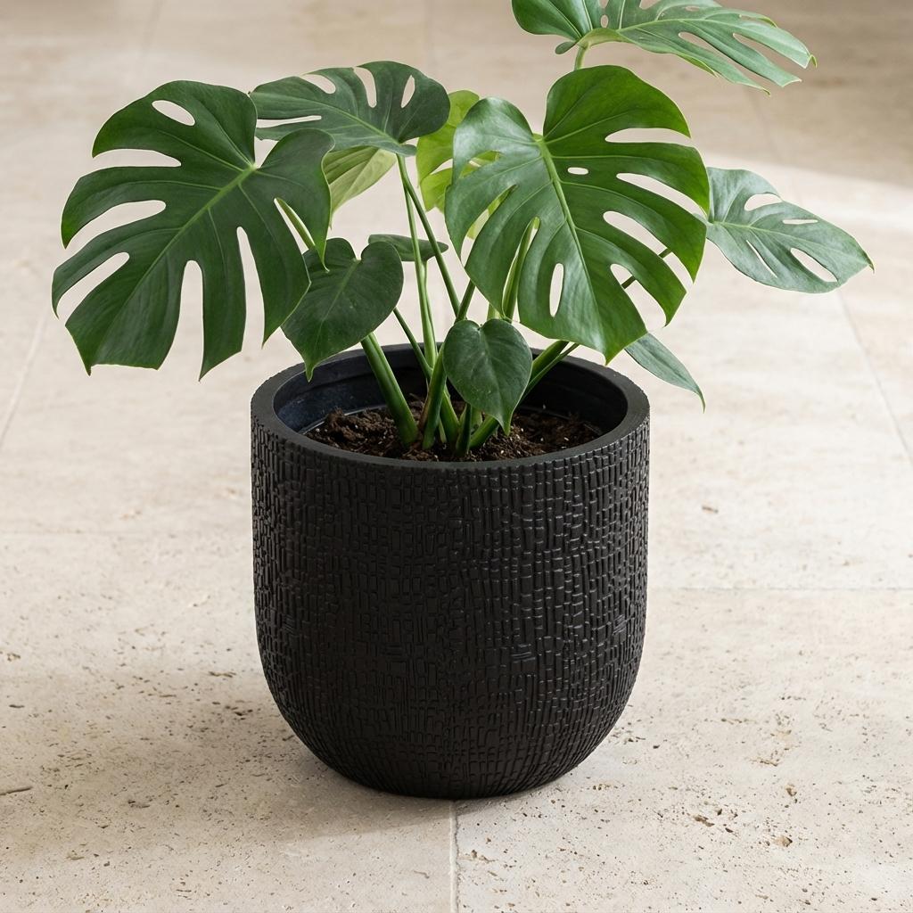 Capi Pot Bol Skin Antraciet - D14cm