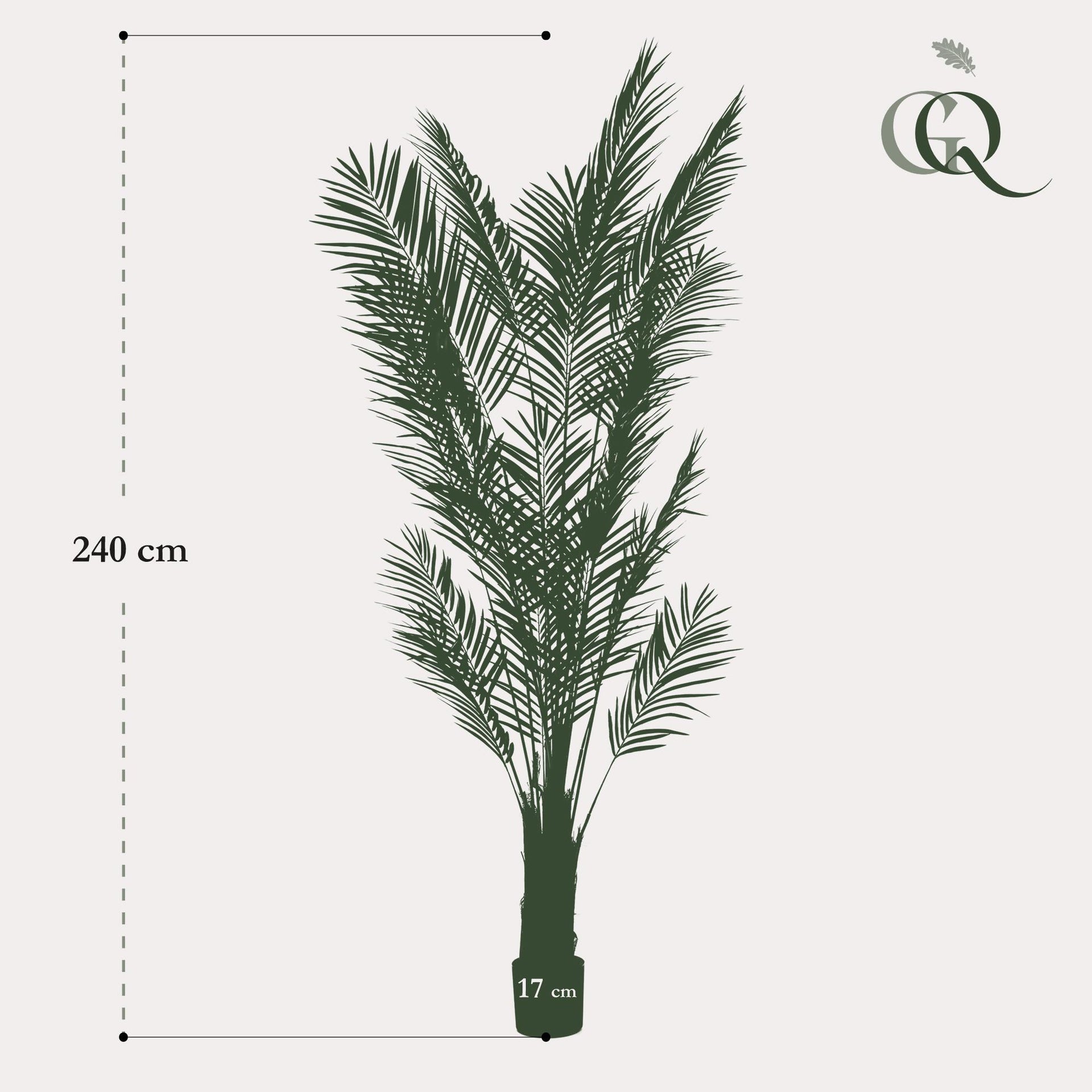 Kunstpalme Areca (Goldfruchtpalme)