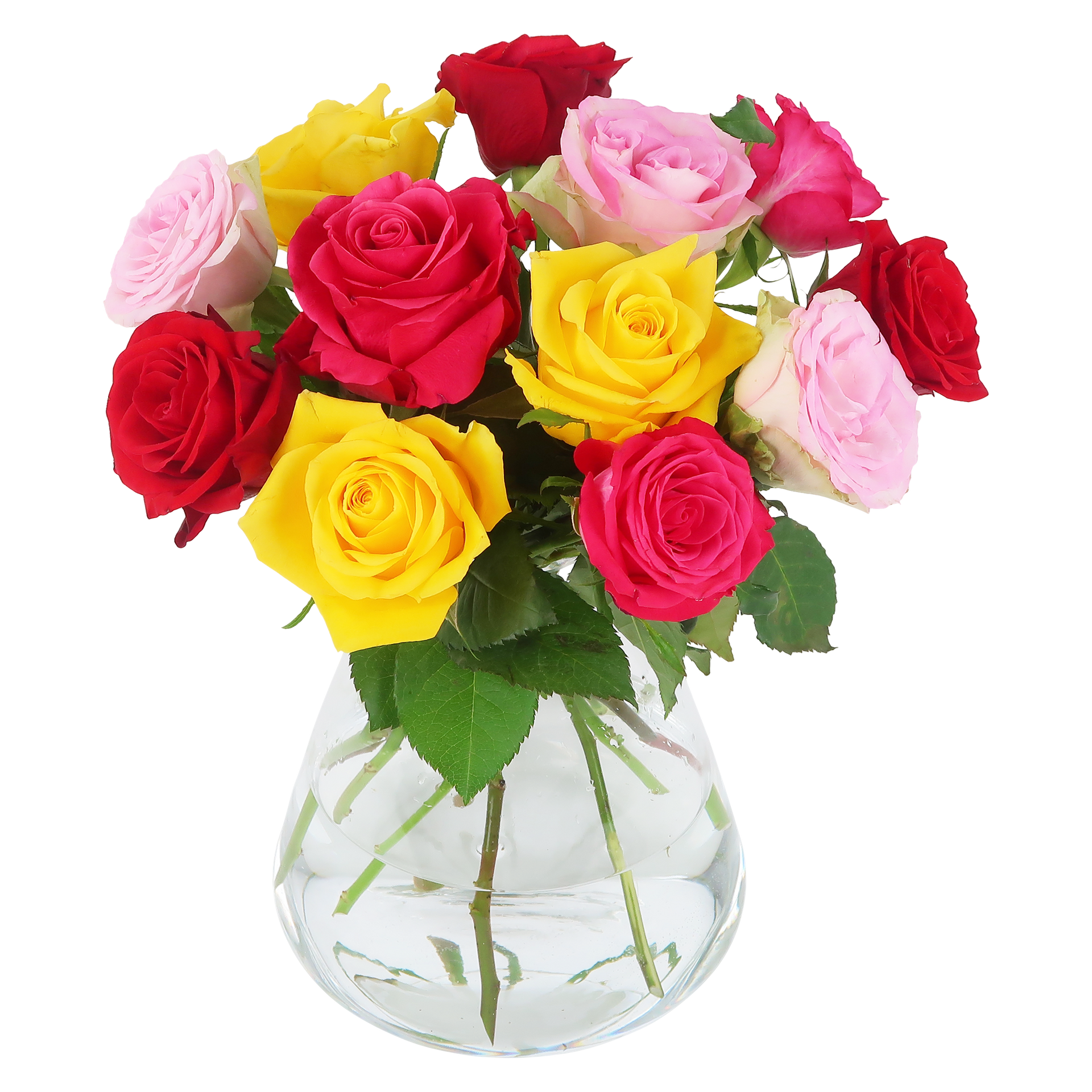 Bunter Rosenstrauß im Briefkasten – Colorful Roses