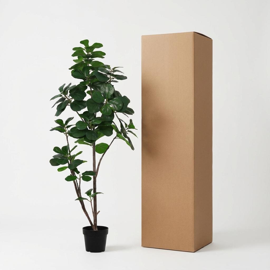 ARTIFICIAL Ficus lyrata branched