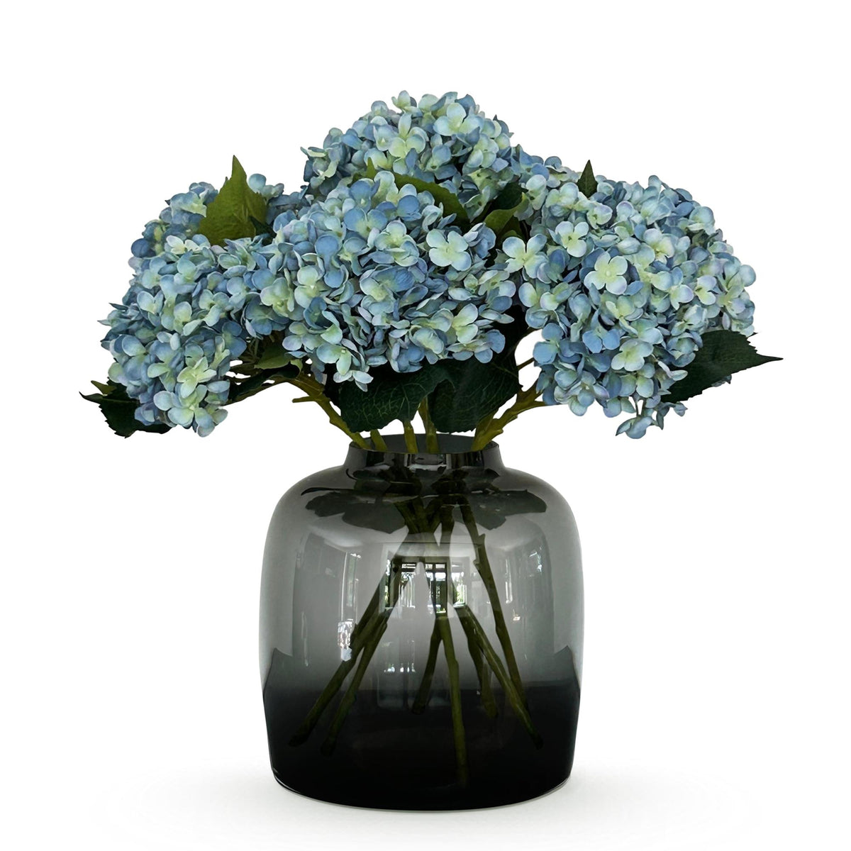 Kunsthortensien Blau - 8 Stiele à 52 cm
