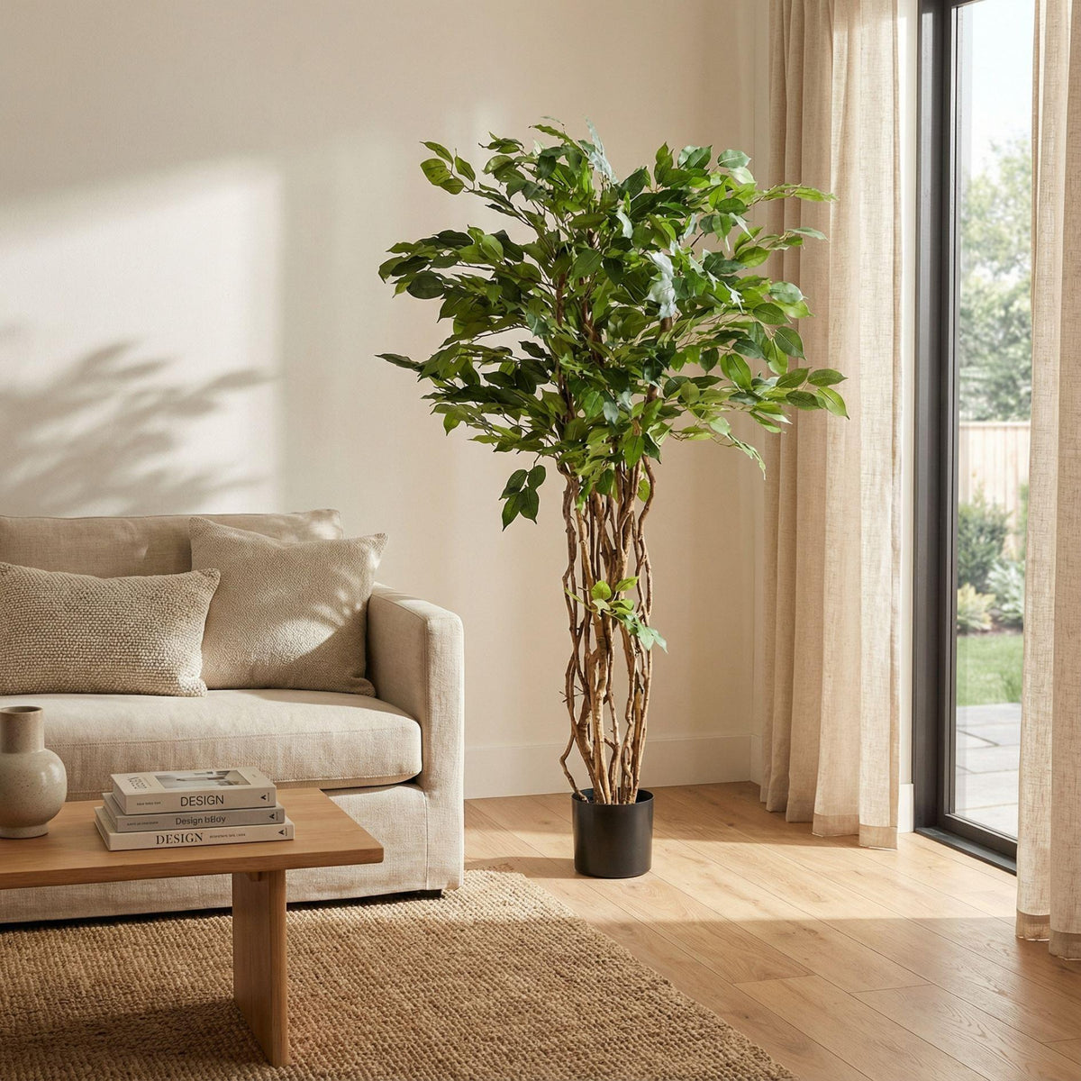 Ficus Liana Kunstbaum 140cm - Künstliche Pflanze
