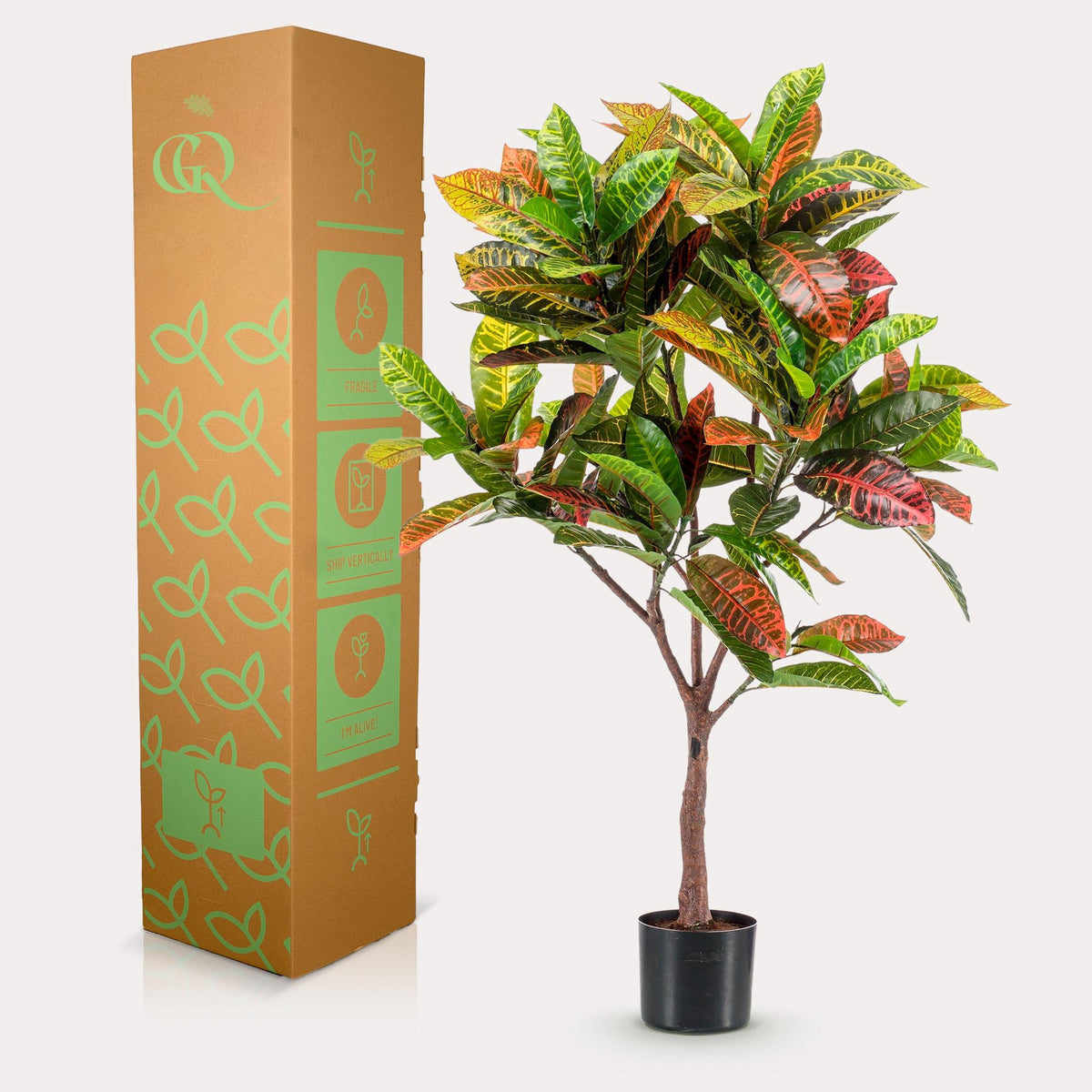 Kunstpflanze - Croton Codiaeum - Wunderstrauch