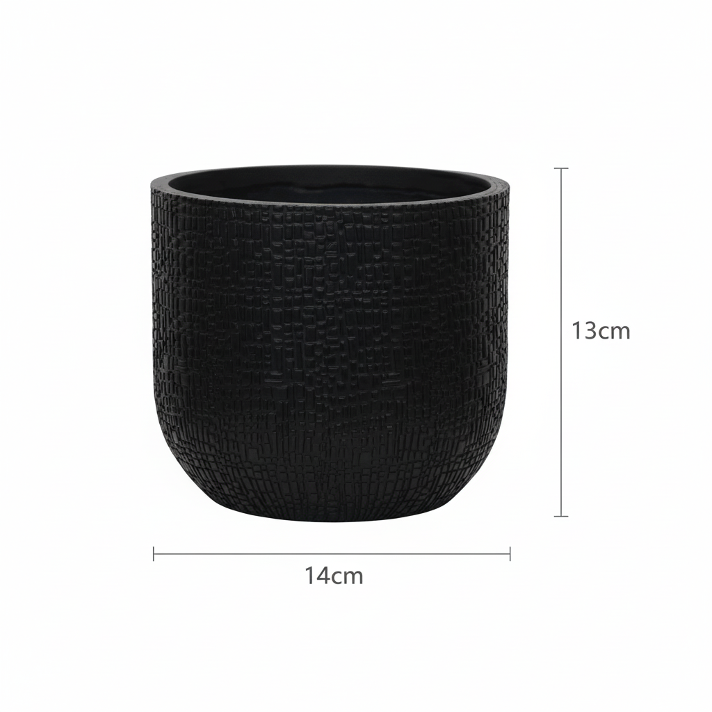 Capi Pot Bol Skin Antraciet - D14cm